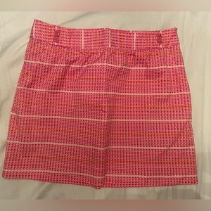 Vineyard Vine Pink Whale Print Skirt